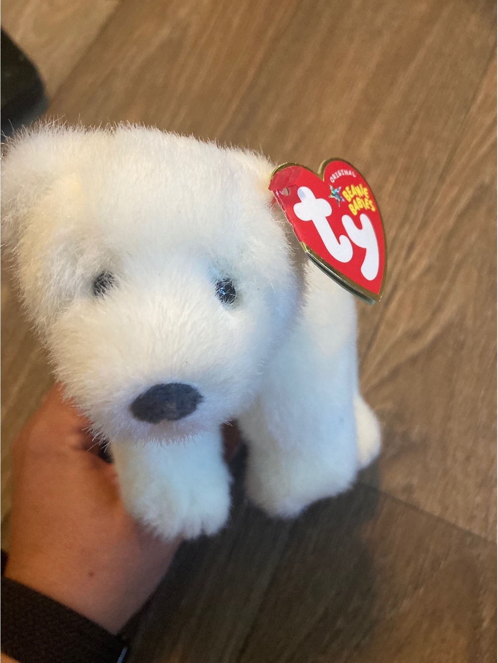 Ty Beanie Baby Icepack Polar Bear Plush
